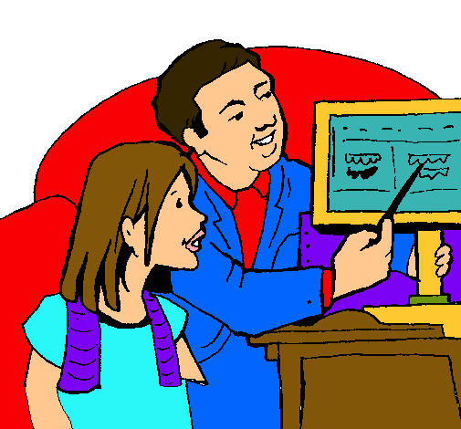 Dibujo de Padre enseña a hija pintado por Vaotttttt en Dibujos.net ...