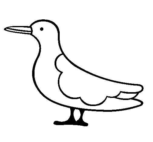 Dibujo de Pájaro 3 para Colorear - Dibujos.net