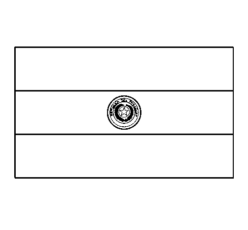 Dibujo de Paraguay para Colorear