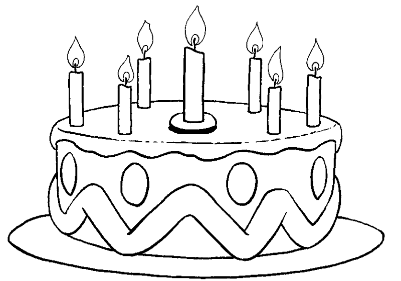 Tarta de cumpleaños 10 años: dibujo para colorear e imprimir  Tarta de  cumpleaños dibujo, Torta dibujo, Dibujos para colorear