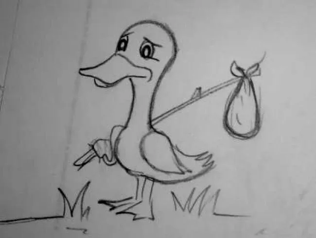 Dibujos del Patito Feo - Imagui