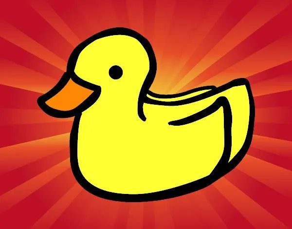 Dibujo de Patito de goma pintado por Linda01 en Dibujos.net el día ...