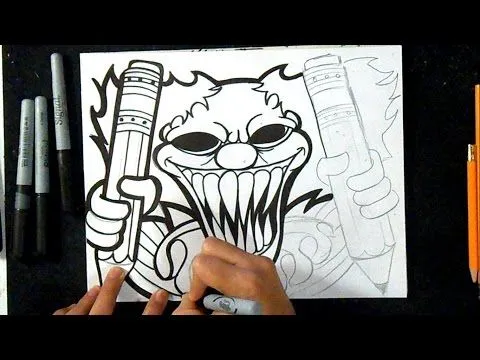 Dibujo de un Payaso Graffiti | by ZäXx - Youtube Downloader mp3