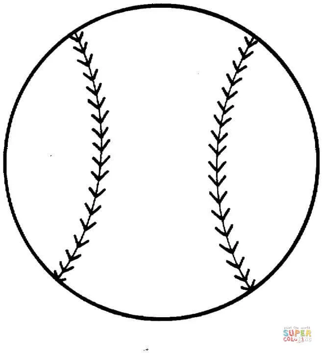 Dibujo de Pelota para colorear | Dibujos para colorear imprimir gratis