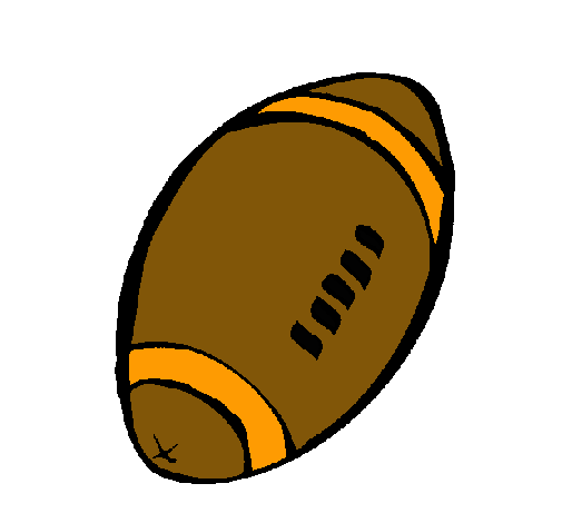 Dibujo de Pelota de fútbol americano pintado por Adythu en Dibujos ...
