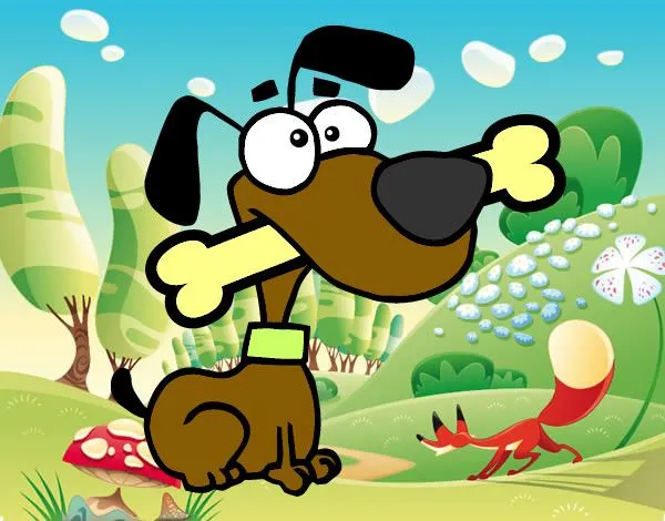 Dibujo de perrito en el parque pintado por Canpanilla en Dibujos ...
