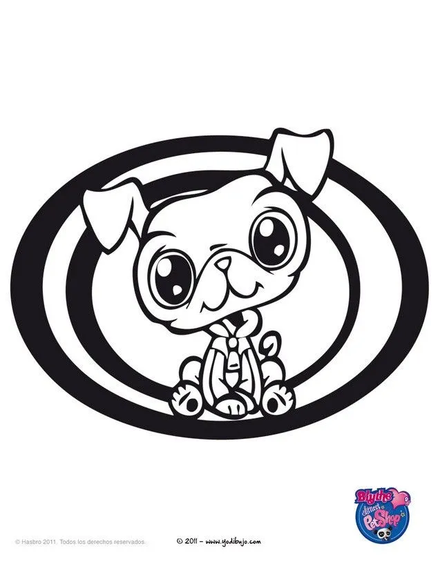 Dibujos de LITTLEST PET SHOP para colorear, PERRO littlest pet ...