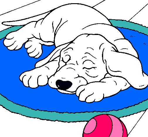 Dibujo de Perro durmiendo pintado por Bnhg en Dibujos.net el día ...