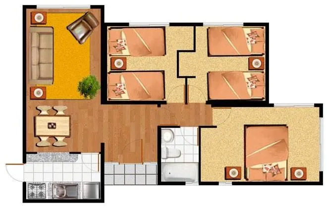 Dibujo de un plano de una casa - Imagui