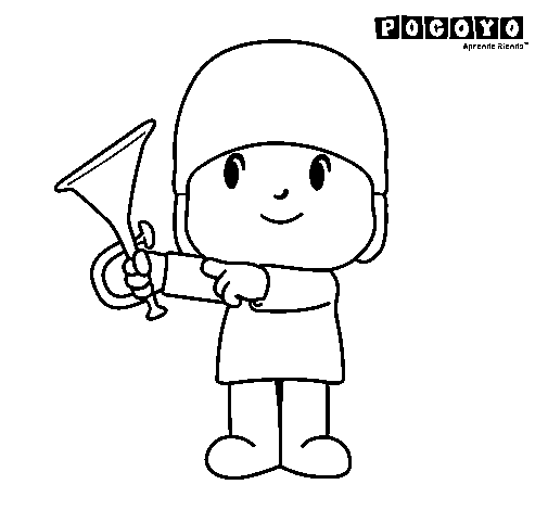 Dibujo de Pocoyó para Colorear