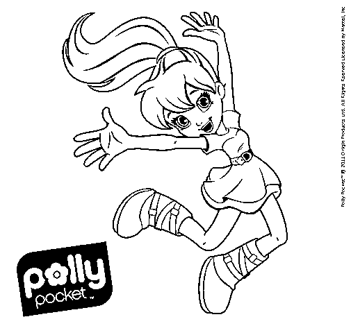 Dibujo de Polly Pocket 10 para Colorear - Dibujos.net