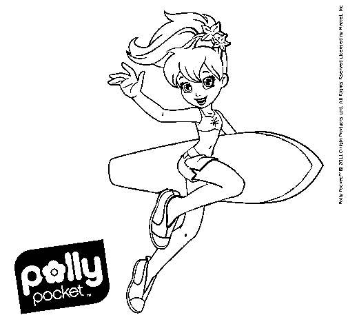 Dibujo de Polly Pocket 3 para Colorear - Dibujos.net