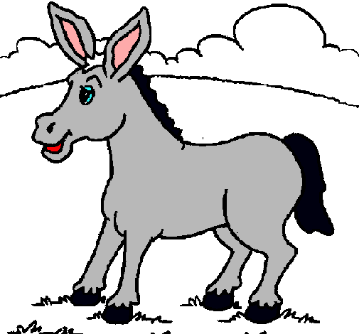 Dibujo de Potrillo pintado por Burro en Dibujos.net el día 06-10 ...