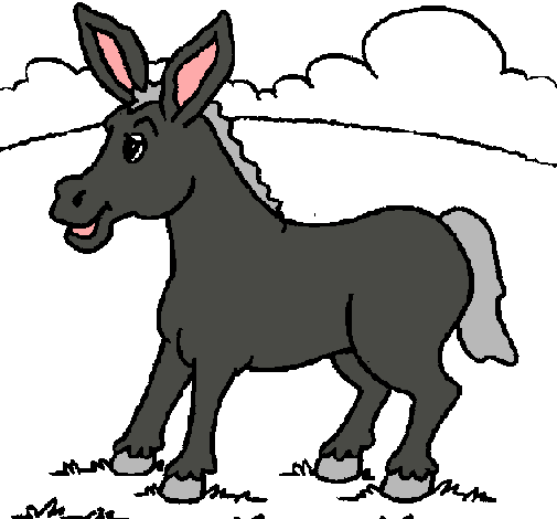 Dibujo de Potrillo pintado por Burro en Dibujos.net el día 15-11 ...