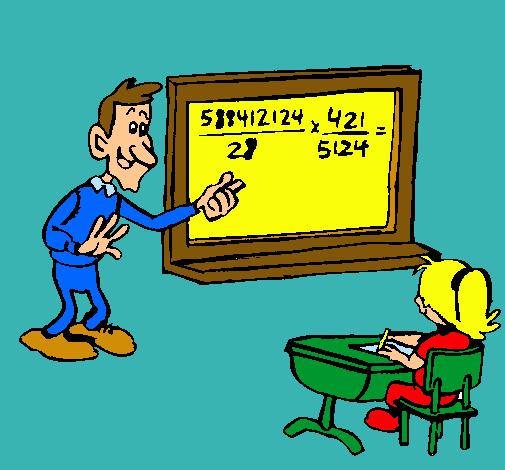 Dibujo de Profesor de matemáticas pintado por Amalia en Dibujos ...