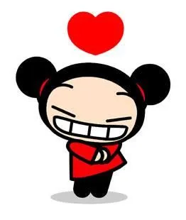 DIBUJO DE PUCCA SONRIENDO