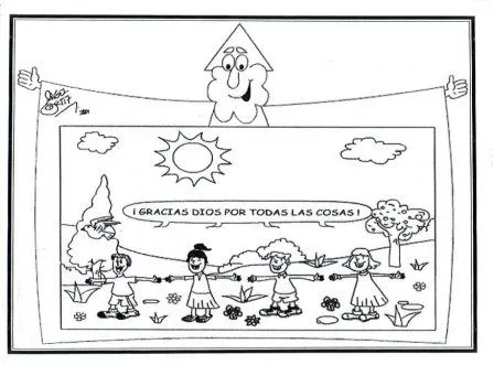 Dibujo "La creacion: En el primer día Dios creó la luz" - Portal ...