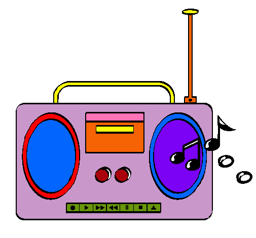 Dibujo de Radio cassette 2 pintado por Jhgtyui en Dibujos.net el ...