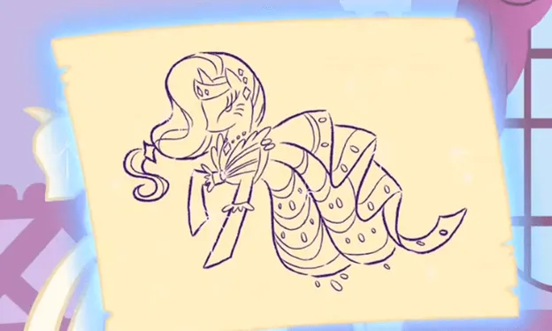 Imagen - Primer vestido de Rarity para la gran gala del galope.png ...