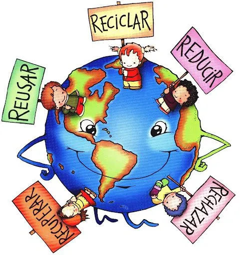 Dibujo de reciclaje para niños - Imagui