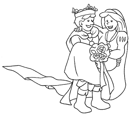 Imagenes para colorear de matrimonio - Imagui