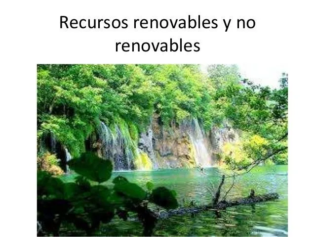 Dibujo de recursos renovables - Imagui