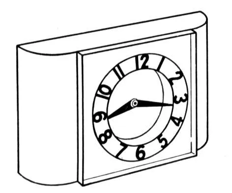 DIBUJO DE RELOJ PARA COLOREAR