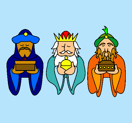 Dibujo de Los Reyes Magos 4 pintado por Reyna en Dibujos.net el ...