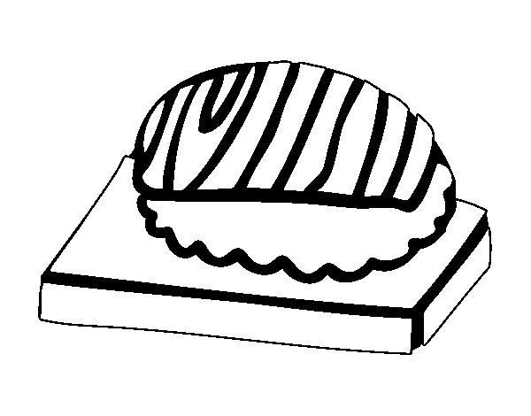 Dibujo de Salmón ahumado para Colorear - Dibujos.net