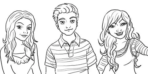 Dibujo de Sam, Freddie, y Carly para colorear | Dibujos para ...