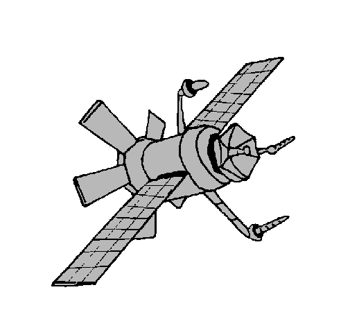 Dibujo de Satélite pintado por Chava en Dibujos.net el día 13-08 ...