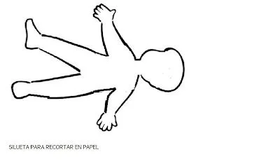 Dibujos de siluetas de personas para colorear - Imagui