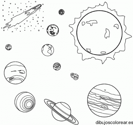 SISTEMA PLANETARIO SOLARA PARA COLOREAR - Imagui