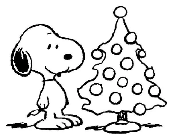 Dibujo de snoopy - Imagui