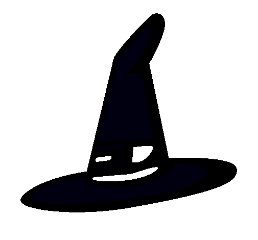 Dibujo de Sombrero de bruja pintado por Sombrero en Dibujos.net el ...