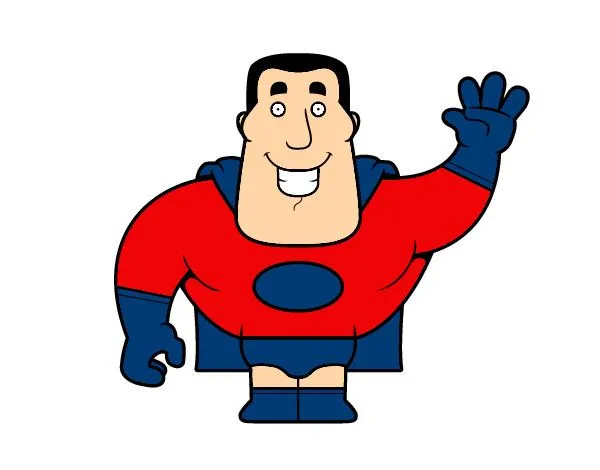 Dibujo de Superhéroe saludando pintado por Mini3 en Dibujos.net el ...