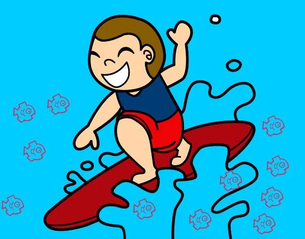 Dibujo de surfiando pintado por Marcia99 en Dibujos.net el día 15 ...