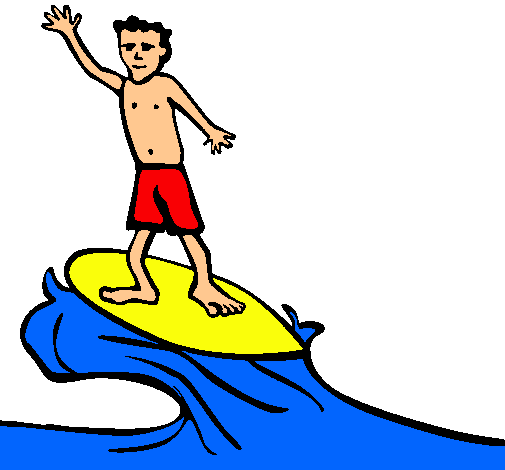 Dibujo de Surfista pintado por Surf en Dibujos.net el día 17-04-11 ...