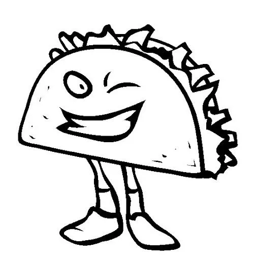 Tacos en dibujos - Imagui