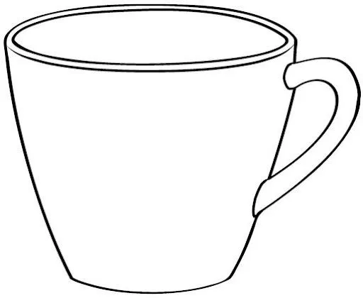 Dibujo de una taza de te - Imagui