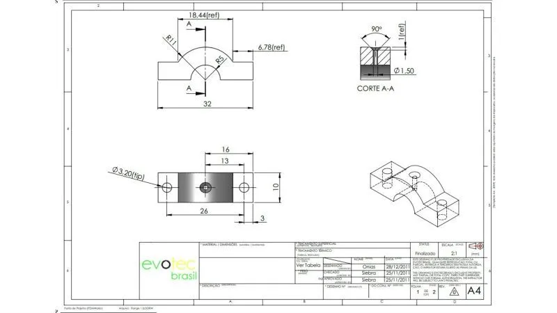 el dibujo técnico-Otras piezas de maquinaria en general ...