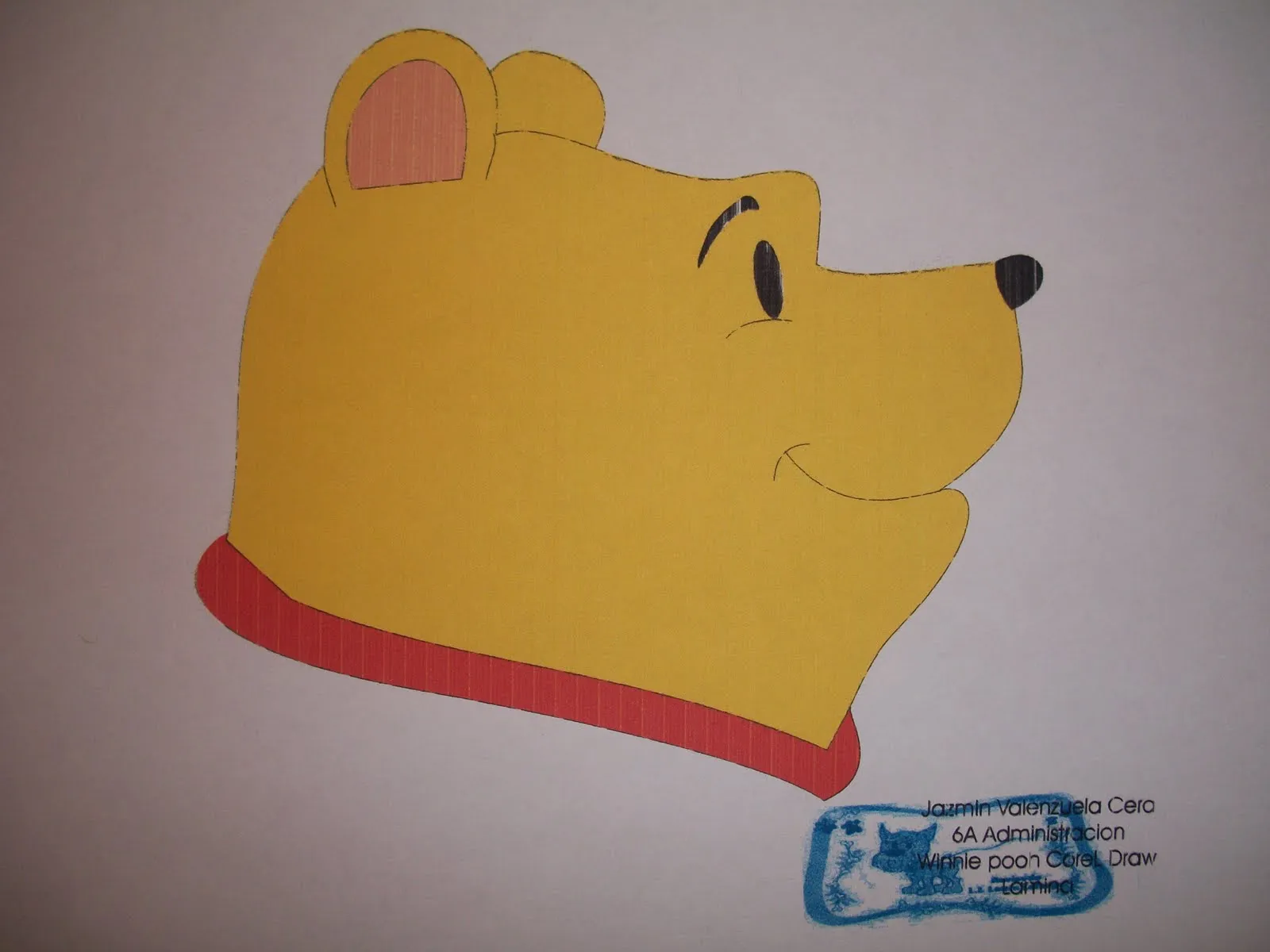 Dibujo Tecnico: Winnie pooh,, CoreL draw