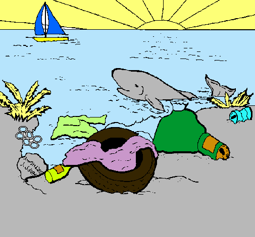 Dibujo de Tierra contaminada pintado por Jhostin en Dibujos.net el ...