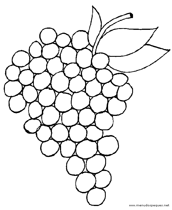 Imagenes para colorear uvas - Imagui