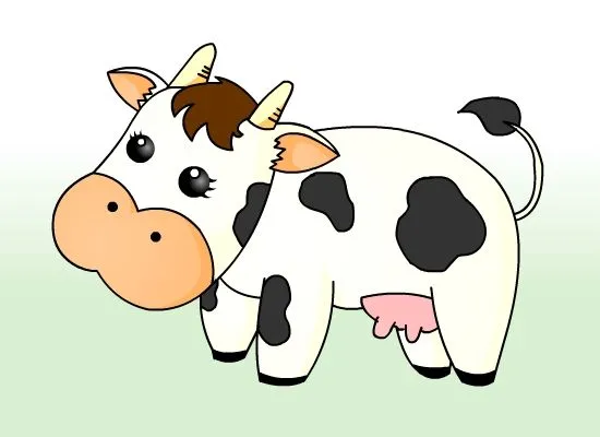 Dibujos de vacas a color - Imagui
