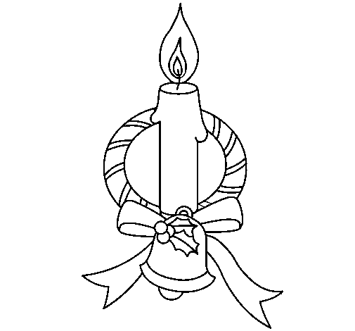 Dibujo de Vela III para Colorear