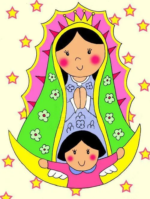 dibujo virgen de guadalupe.3jpg | mi guadalupita | Pinterest | Dibujo