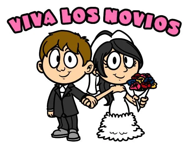 Dibujo de Viva los novios pintado por Charito en Dibujos.net el ...