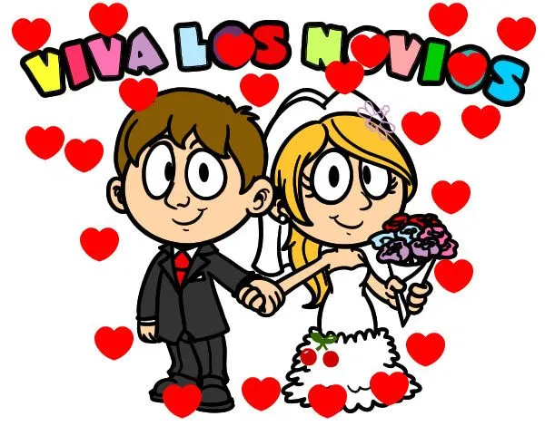 Dibujo de Viva los novios pintado por Rockerita en Dibujos.net el ...