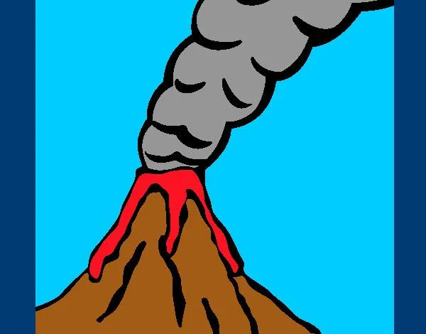 Dibujo de Volcán pintado por Macheli en Dibujos.net el día 26-05 ...